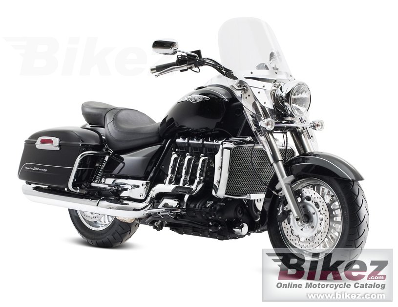 Big Triumph rocket iii touring picture and wallpaper from Bikez.com